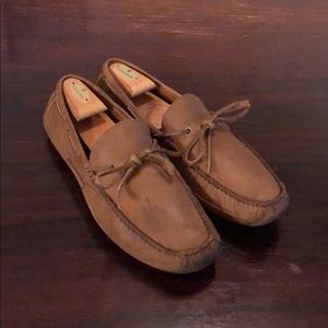 Ralph Lauren Polo Brown Calfskin Driving Loafers